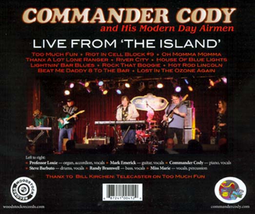 Live From The Island - Commander Cody and His Modern Day Airmen
